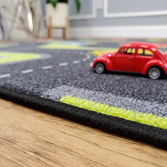 traffic signs road theme educational playroom rugs for kids boys and girls