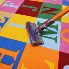 colorful alphabet letters theme educational playroom rugs for kids boys and girls