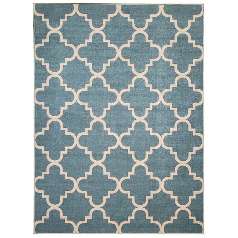 Belgio Rubber Backed Non Slip Rugs and Runners Solid Sage Green