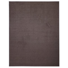 Belgio Rubber Backed Non Slip Rugs and Runners Solid Brown