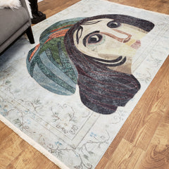 One of a Kind - Museum Quality Rug Traditional Vintage Zeugma Mosaic