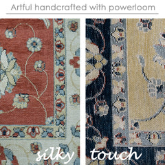 Reversible Hand Made Very Soft Chenille Yarn Antique Oriental Mahal Persian Area Rug 5'3'' x 7'3'' - 5X8 Area